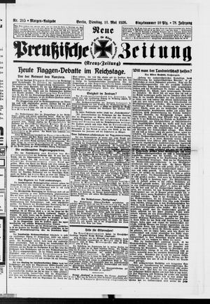 Neue preußische Zeitung vom 11.05.1926