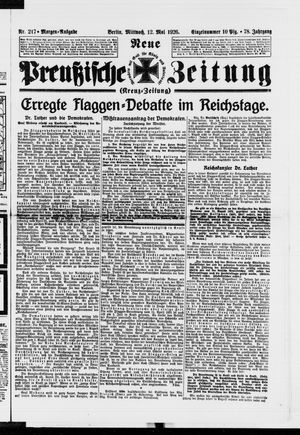 Neue preußische Zeitung vom 12.05.1926