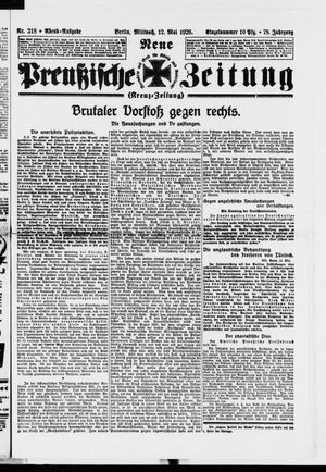 Neue preußische Zeitung vom 12.05.1926