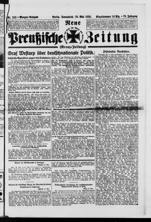 Neue preußische Zeitung vom 29.05.1926