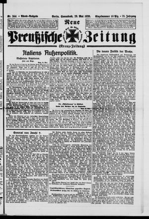 Neue preußische Zeitung vom 29.05.1926