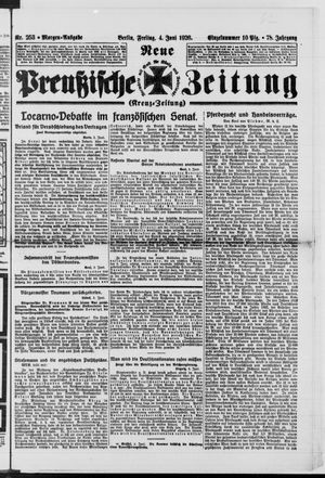 Neue preußische Zeitung vom 04.06.1926