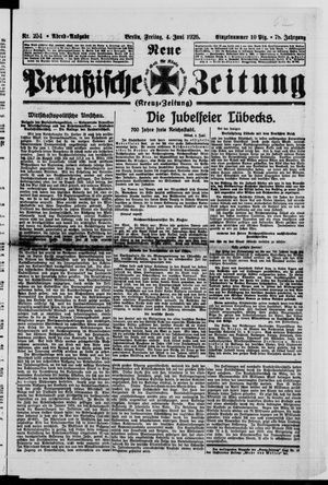 Neue preußische Zeitung vom 04.06.1926