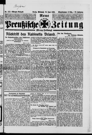 Neue preußische Zeitung vom 16.06.1926