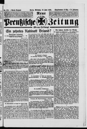 Neue preußische Zeitung vom 16.06.1926