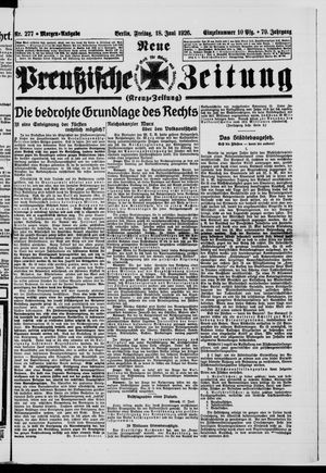 Neue preußische Zeitung vom 18.06.1926