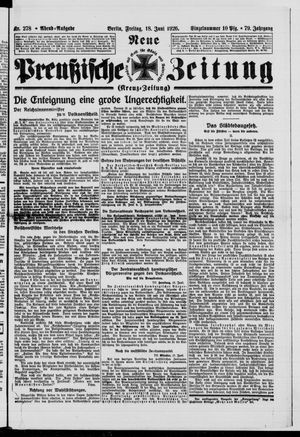 Neue preußische Zeitung vom 18.06.1926