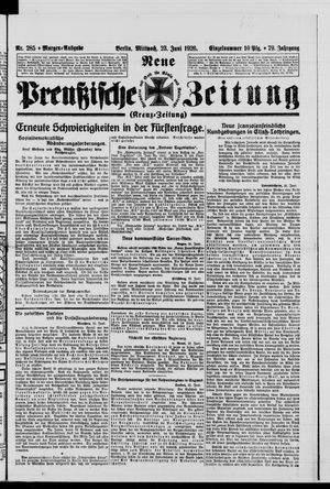 Neue preußische Zeitung vom 23.06.1926