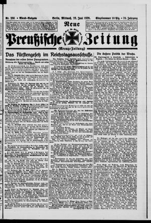 Neue preußische Zeitung vom 23.06.1926