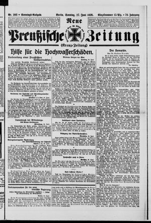 Neue preußische Zeitung vom 27.06.1926