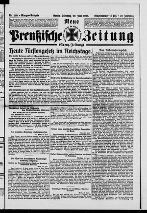 Neue preußische Zeitung vom 29.06.1926