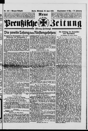 Neue preußische Zeitung vom 30.06.1926