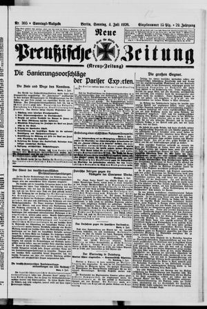 Neue preußische Zeitung on Jul 4, 1926