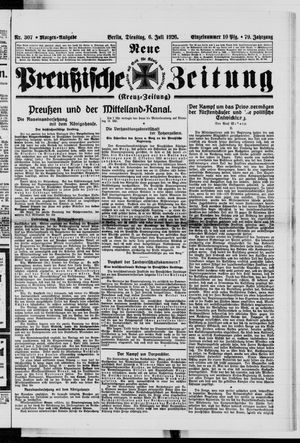 Neue preußische Zeitung vom 06.07.1926