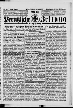 Neue preußische Zeitung vom 06.07.1926