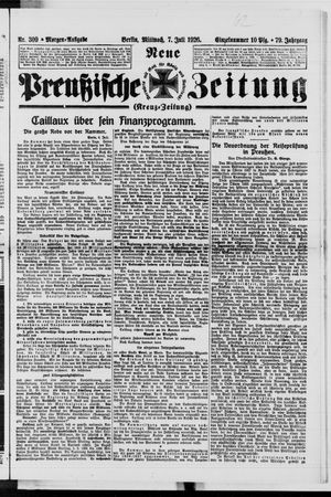 Neue preußische Zeitung vom 07.07.1926