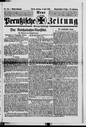 Neue preußische Zeitung vom 09.07.1926