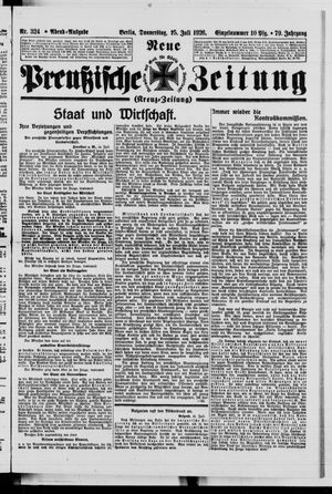 Neue preußische Zeitung vom 15.07.1926