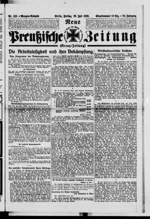 Neue preußische Zeitung vom 16.07.1926