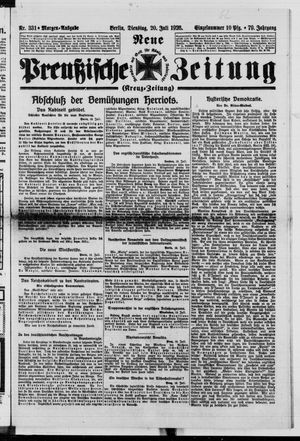 Neue preußische Zeitung vom 20.07.1926