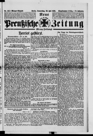 Neue preußische Zeitung vom 22.07.1926