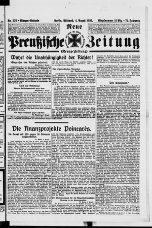 Neue preußische Zeitung vom 04.08.1926