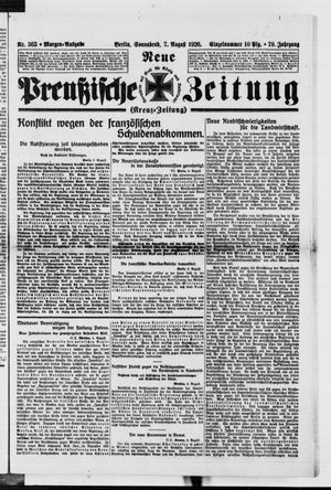 Neue preußische Zeitung vom 07.08.1926