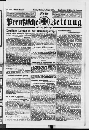 Neue preußische Zeitung vom 09.08.1926
