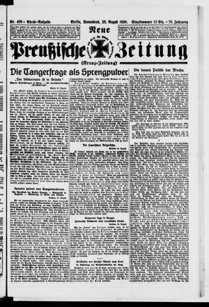 Neue preußische Zeitung vom 28.08.1926