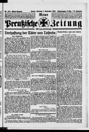 Neue preußische Zeitung vom 07.09.1926