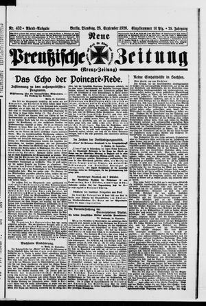Neue preußische Zeitung vom 28.09.1926