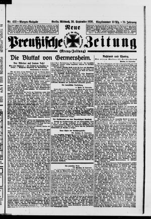 Neue preußische Zeitung vom 29.09.1926
