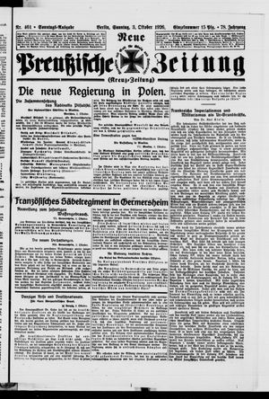 Neue preußische Zeitung vom 03.10.1926