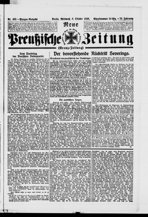 Neue preußische Zeitung vom 06.10.1926