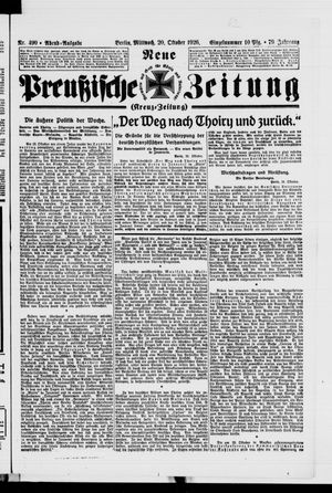 Neue preußische Zeitung vom 20.10.1926