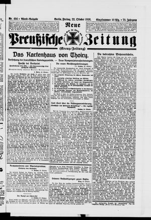 Neue preußische Zeitung vom 22.10.1926