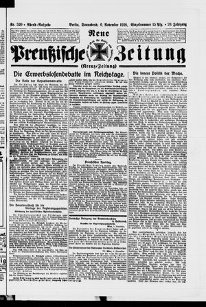 Neue preußische Zeitung vom 06.11.1926
