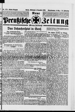 Neue preußische Zeitung vom 08.12.1926