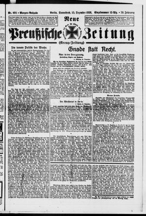 Neue preußische Zeitung vom 25.12.1926