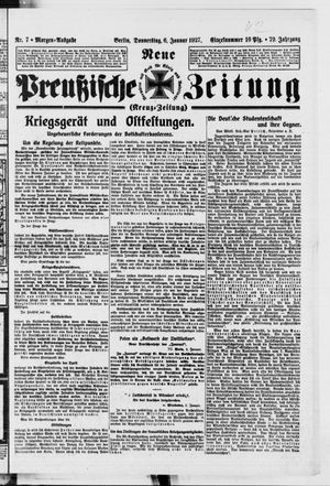 Neue preußische Zeitung vom 06.01.1927