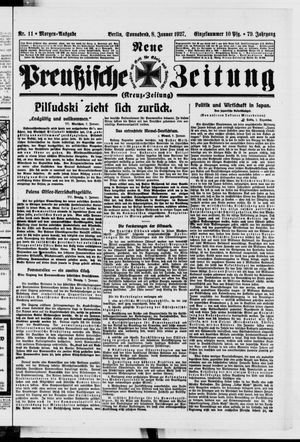 Neue preußische Zeitung vom 08.01.1927