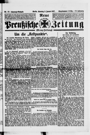 Neue preußische Zeitung vom 09.01.1927