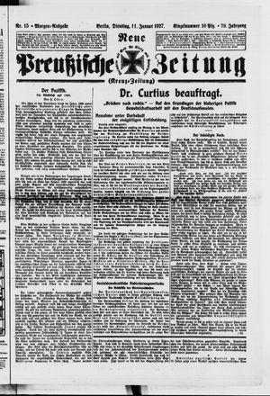 Neue preußische Zeitung vom 11.01.1927