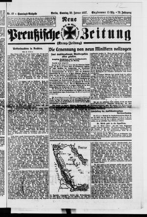 Neue preußische Zeitung vom 30.01.1927