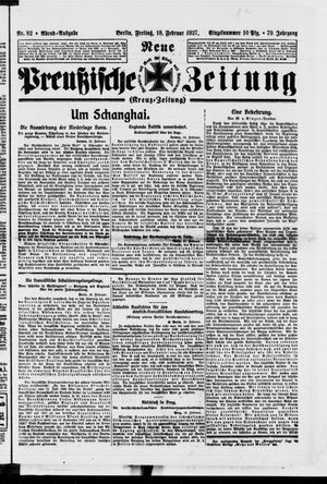 Neue preußische Zeitung vom 18.02.1927