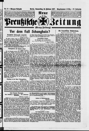 Neue preußische Zeitung vom 24.02.1927
