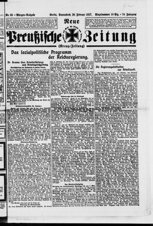Neue preußische Zeitung vom 26.02.1927