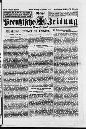 Neue preußische Zeitung vom 28.02.1927