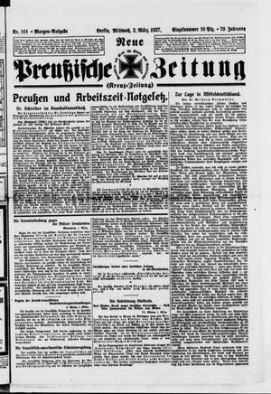 Neue preußische Zeitung vom 02.03.1927