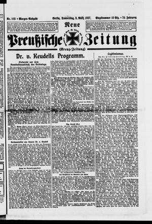 Neue preußische Zeitung vom 03.03.1927